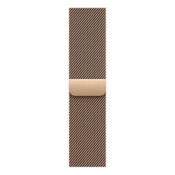 Умные часы Apple Watch Series 10 46 мм, M/L (160–210 мм), Titanium Case GPS+Cellular, Milanese Loop, Gold (золото)